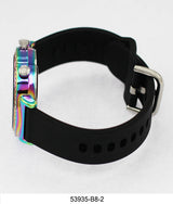 5393-B8-Boxed Montres Carlo LED Silicon Band Watch